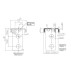 Перекладина для кухонного корпуса B1000 F16 ZN арт.59CFG0071016020