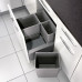 Контейнер для мусора 19 л 360*205*330 мм (alu grey) Eins2vier Ninka арт.5063.90.41616
