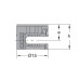 Эксцентриковая стяжка, комплект для плиты Titus Quickfit (005129+009537) 15 мм. Арт: 009537-885-K05