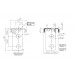 Перекладина для кухонного корпуса B1200 F16 ZN арт.59CFG0071216020