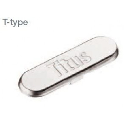 Крышка Titus T-Type к петлям T-type 110/5мм, 9мм, 17мм изготовлена из стали. Арт: 728-1287-650-00