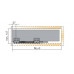Выдвижной ящик с тонкой стенкой Titus Tekform slimline DW100 550 мм, цвет антрацит. Арт: 655-8F55-185-00