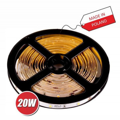 LED лента PREMIUM 150 LED 2835 IP20 8 мм 3000К 20W/5m арт.R-2835-150-20-30K-03