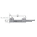 Выдвижной ящик с тонкой стенкой Titus Tekform slimline DW145 450 мм, цвет антрацит. Арт: 655-8G45-185-00