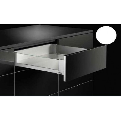 Выдвижной ящик со стеклянными стенками Titus Tekform slimline DW70 500 мм, стекло, белый арт. 655-7U50-152-00