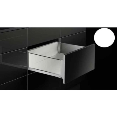 Выдвижной ящик со стеклянными стенками Titus Tekform slimline DW145 450 мм, стекло, белый арт. 655-7W45-152-00