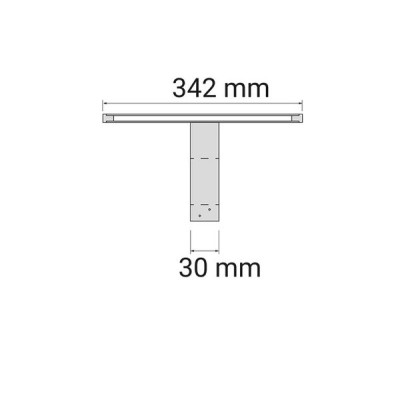 Cветильник LED SlimPlus 6000К 342 мм, черный арт.SPL0342-CO-BZ