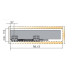Выдвижной ящик с тонкой стенкой Titus Tekform slimline DW70 500 мм, цвет белый. Арт: 655-8E50-150-00