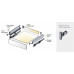 Выдвижной ящик Tekform Slimline Tacto DW70 450 мм, белый арт.655-8E62-150-00