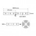 LED STRIP 120 LED IP20, бабина 5 м арт.Z20T4L3-2,5/8-BZ-EWG