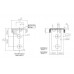 Перекладина для кухонного корпуса B400 F16 ZN арт.59CFG0074016020