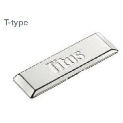 Крышка Titus без логотипа к петлям T-Type 110/0мм, 110/45/17мм, 110/90/17мм изготовлена из стали. Арт: 728-1283-650-00