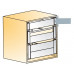 Кронштейн фасада внутр. ящика SDWD H70 Tekform Slimline (белый) арт.655-8065-511-00